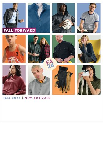 Fall forward with our latest New Arrivals catalog. This resource debuts 128 all-new styles from brands like Carhartt, The North Face, Nike, Port Authority and S